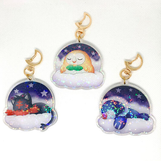 Rowlet, Litten, Popplio Rowlet, Litten, Popplio