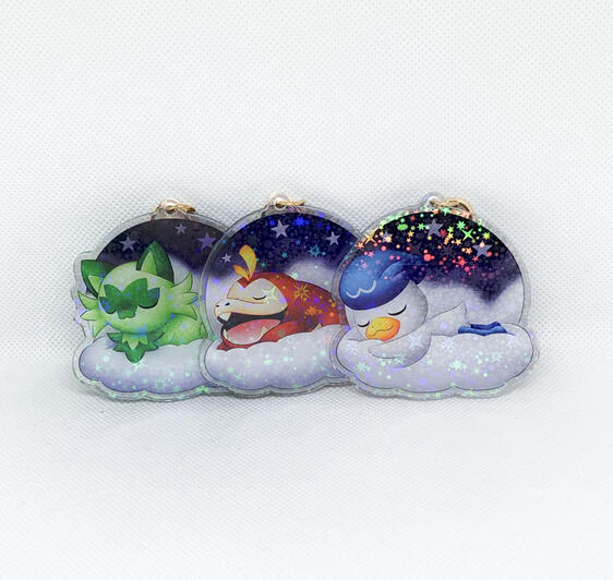 Sprigatito, Fuecoco, Quaxly