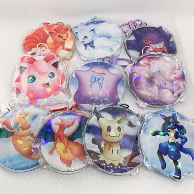 Vulpix (Both Regions), Gengar, Jigglypuff, Ditto, Mewtwo, Dragonite, Charizard, Mimikyu, Lucario Front Side