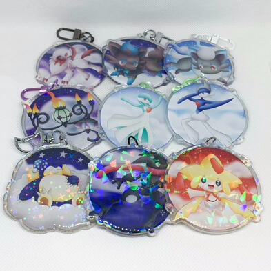 Absol, Zorua (Unova + Hisui), Chandelure, Gardevoir, Gallade, Snorlax, Greninja, Jirachi Back Side Absol, Zorua (Unova + Hisui), Chandelure, Gardevoir, Gallade, Snorlax, Greninja, Jirachi Back Side