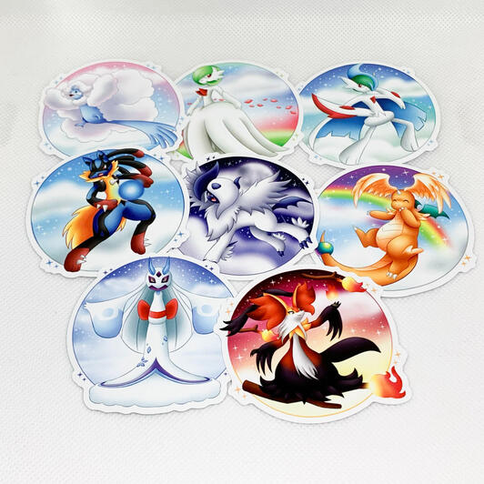 Mega Evolutions (Altaria, Gardevoir, Gallade, Lucario, Absol, Dragonite, Froslass, Delphox)