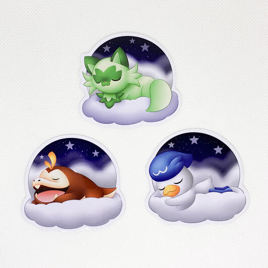 Sprigatito, Fuecoco, Quaxly