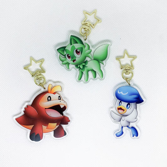 Sprigatito, Fuecoco, Quaxly