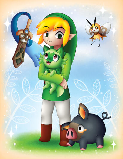 Toon Link and Pokemon Team Toon Link and Pokemon Team